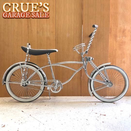 ローチャリ　CRUES LOWRIDER クルーズ ローライダー　引き取りのみ CRUES LOWRIDER クルーズ ローライダー クローム ローチャリ