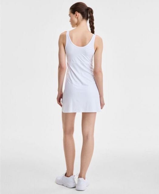 イデオロギー レディース ワンピース トップス Women s Performance Ribbed Sleeveless Dress Bright White