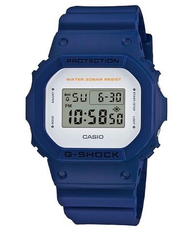 【電池交換済】G-SHOCK スクエアケース ネイビー DW-5600M-2JF 電池交換済】G-SHOCK G-ショック スクエアケース ネイビー DW