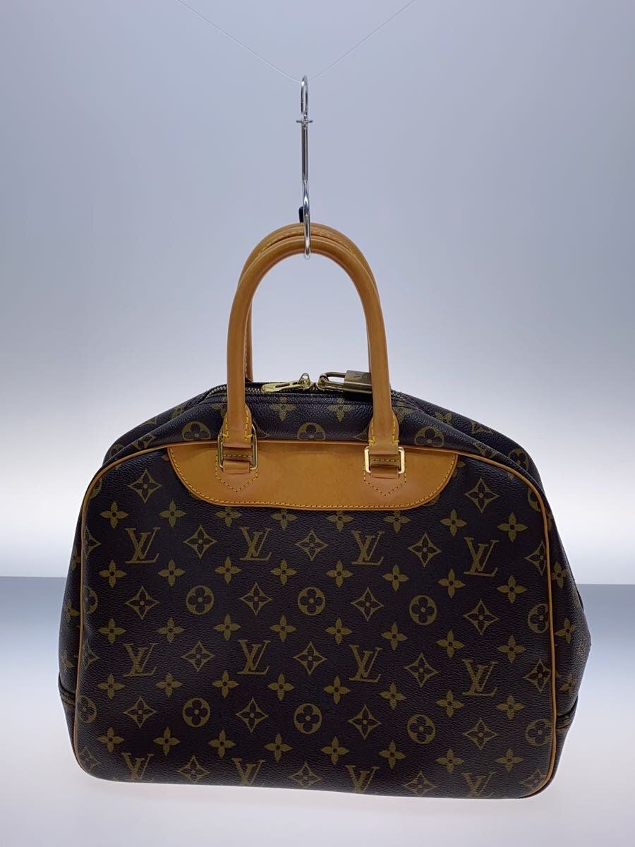 LOUIS VUITTON 2)ボーリング・ヴァニティ(ドーヴィル)_モノグラム・キャンバス_BRW PVC ブラウン 総柄 - メルカリ