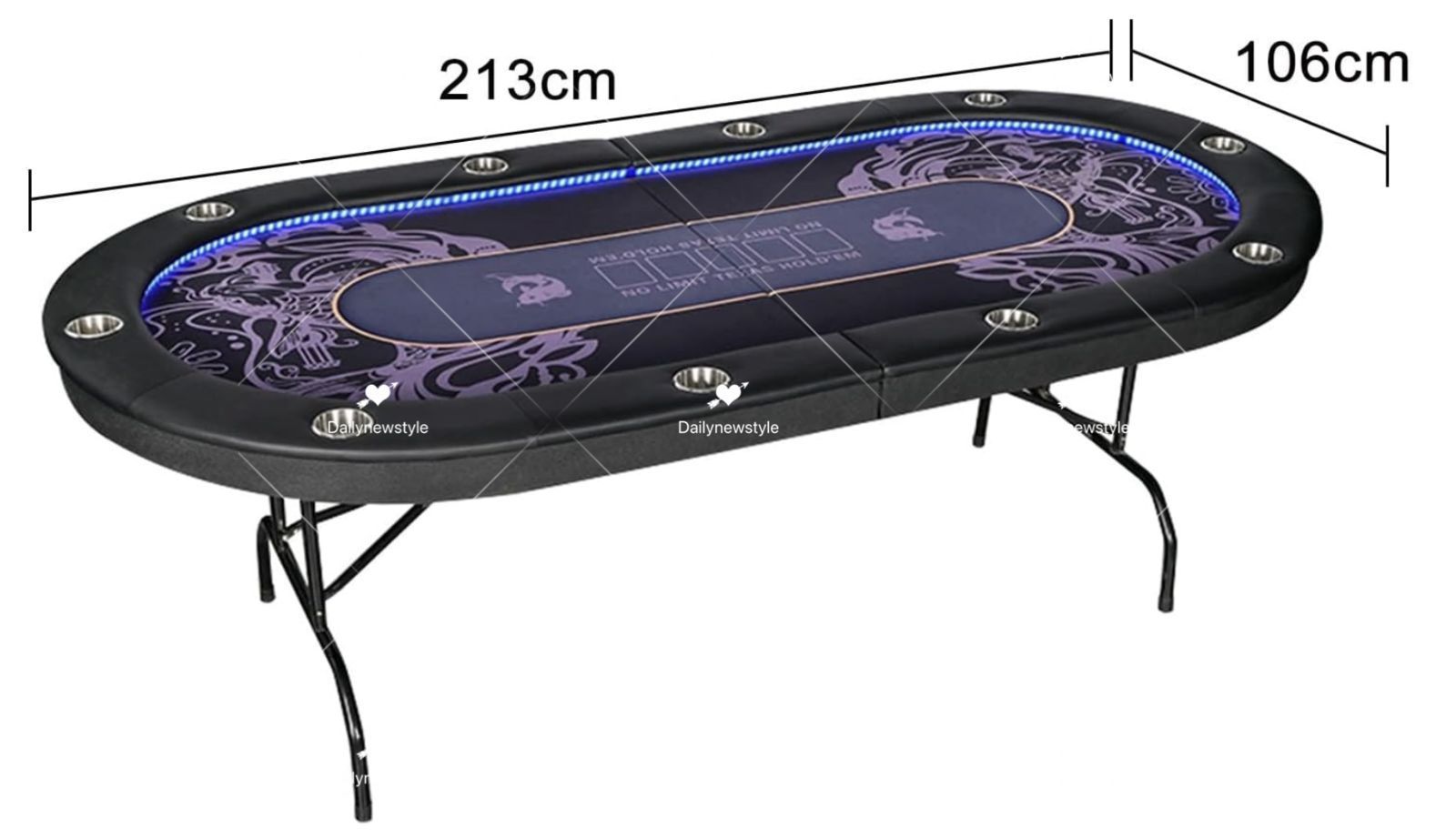 ポーカーテーブル テキサスホールデムポーカーテーブル
