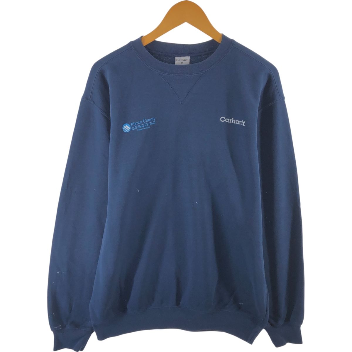 古着 カーハート Carhartt プリントスウェットシャツ トレーナー メンズM相当/eaa462576