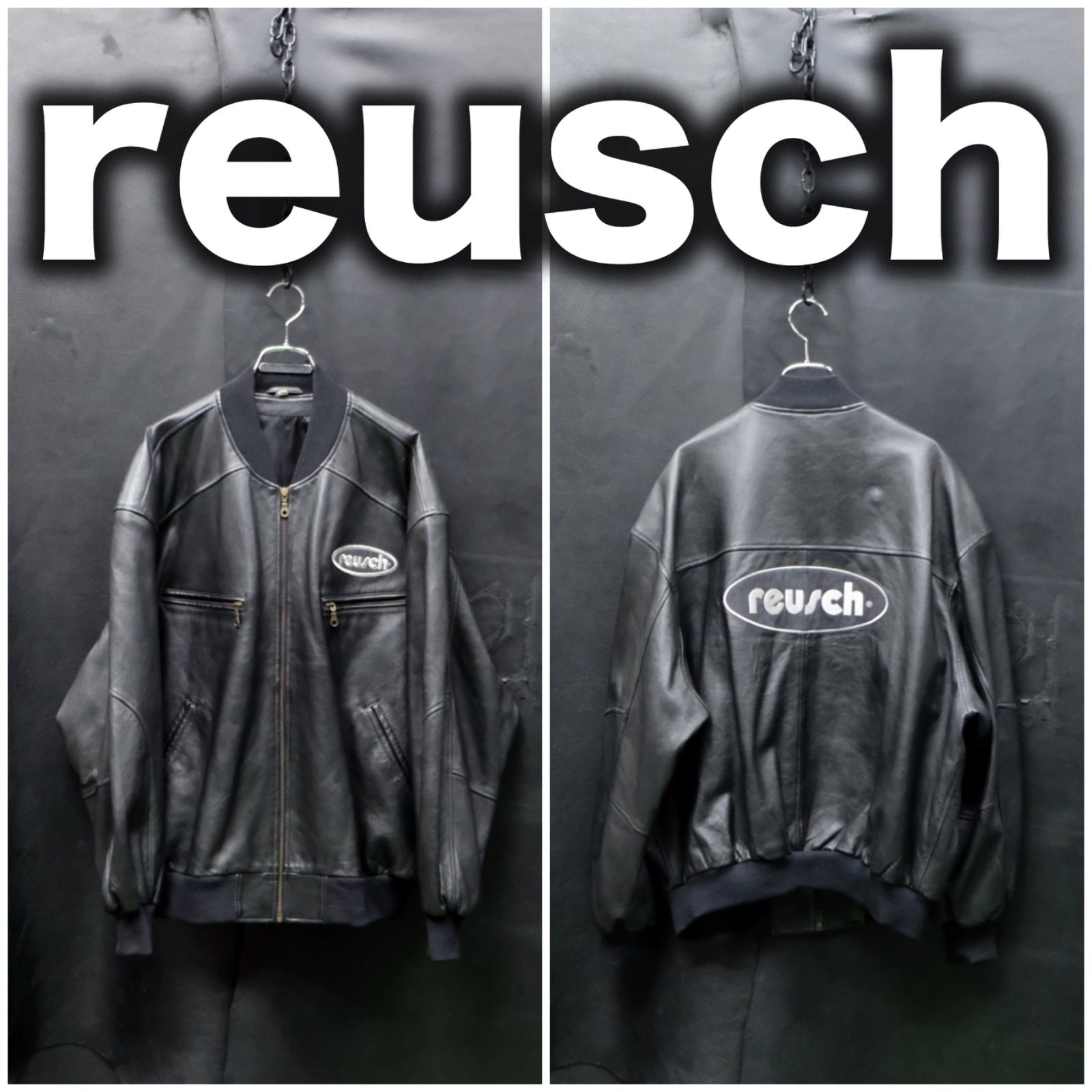 80s バブル期 MELROSE 刺繍ロゴショート丈レザースタジアムジャンパー 90s NFL サンフランシスコ・49ers 袖レザー リバーシブル スタジャン