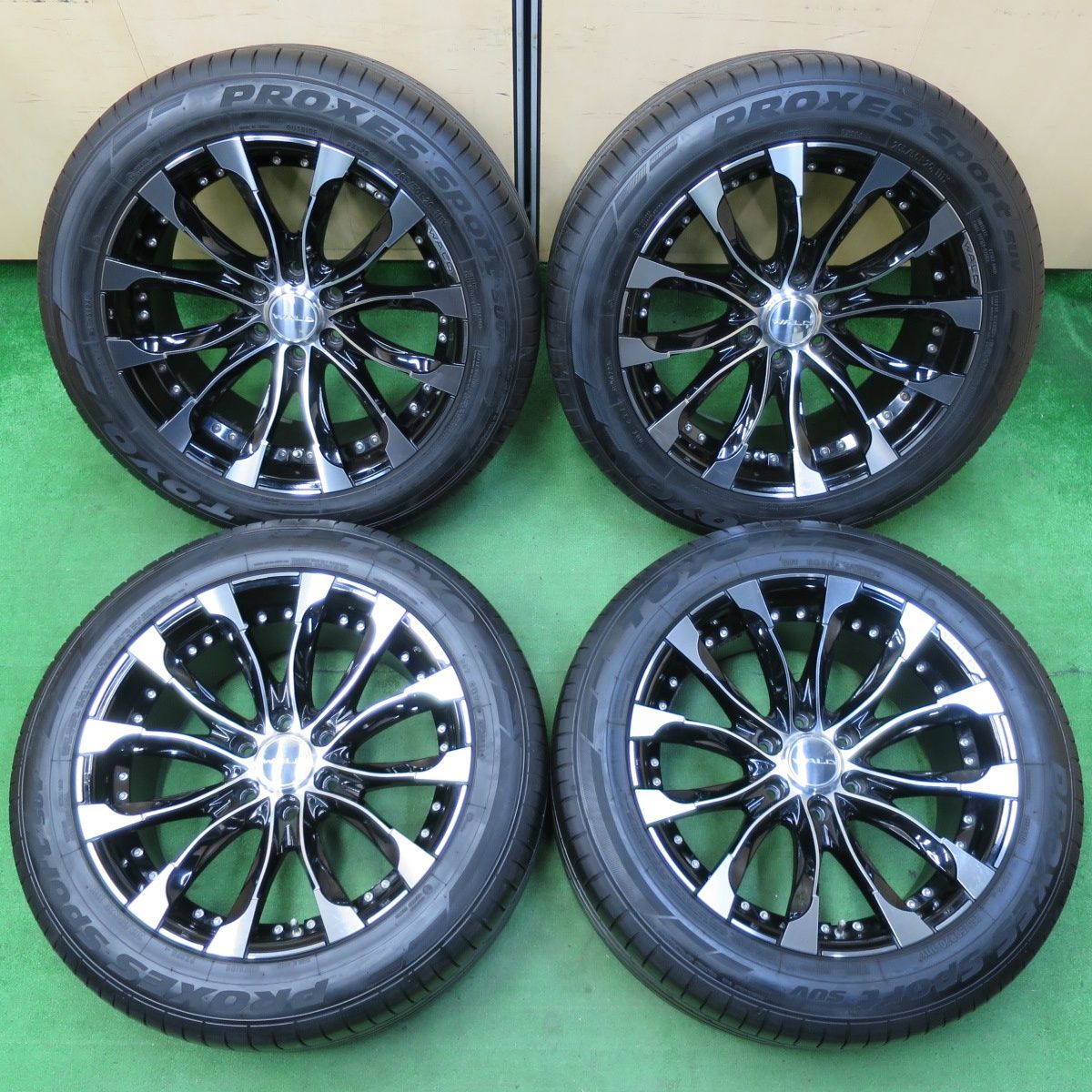 送料無料* バリ溝！23年！キレイ！9.5分☆WALD JARRET 265/50R20  