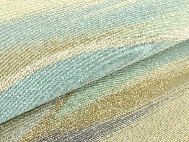 平和屋着物○安田つづれ 爪掻き本綴れ 八寸名古屋帯 変わり市松 黒地