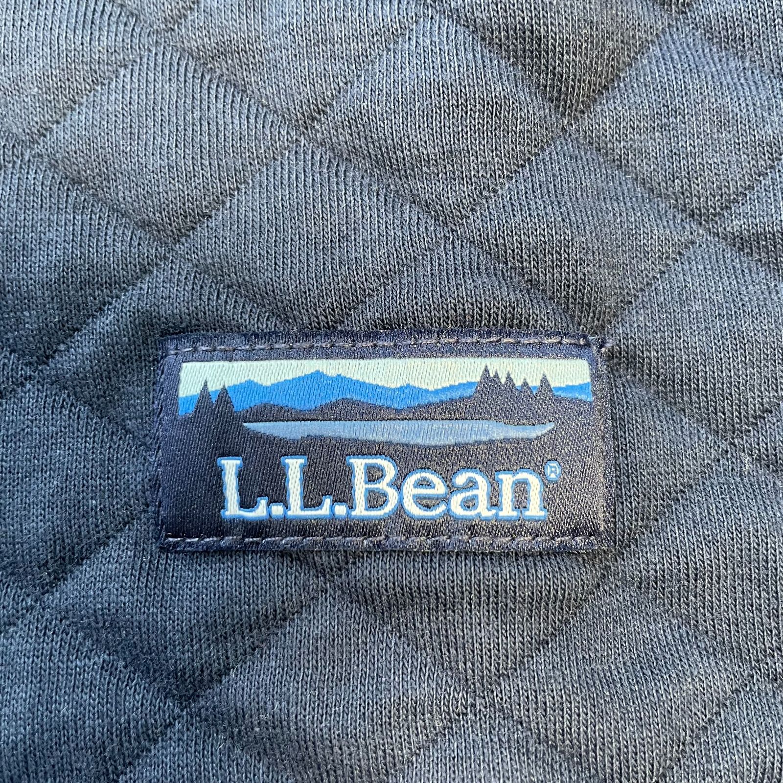 新品未使用 L.L.Bean キルトトップス スウェットシャツ クールネック 