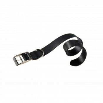 ferplast ファープラスト ナチュラルシリーズ イタリアンレザー 犬用カラー Natural C C40|63 ブラック 75225917 ペット用品