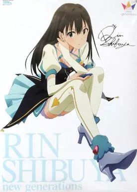 【非売品】アイドルマスター シンデレラガールズ 渋谷凛 サイン B2 ポスター 中古】ポスター(アニメ) プリントサイン入りB2ポスター 渋谷凛