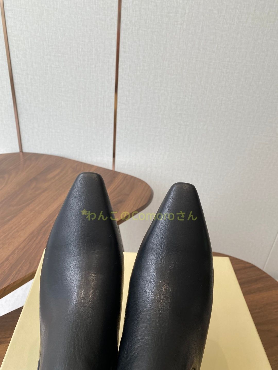 ショートブーツ レザー