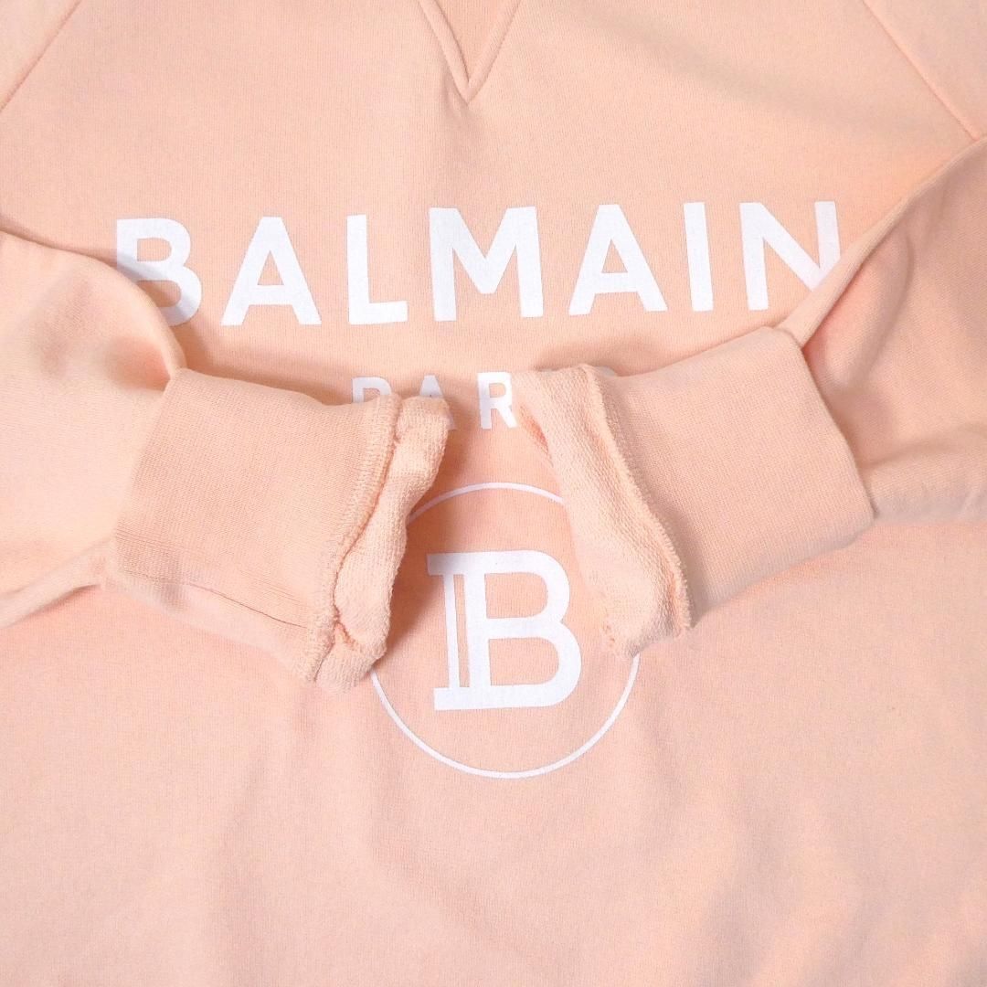 新品同様 BALMAIN バルマン スウェットトレーナー プルオーバー ロゴ 