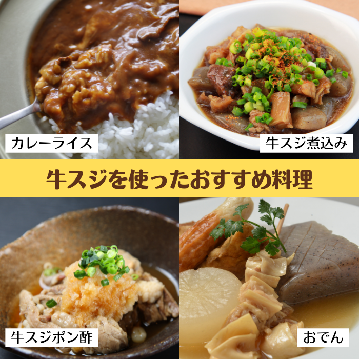 【お試しセット】黒毛和牛スジ500ｇ+国産牛ホルモン300ｇ