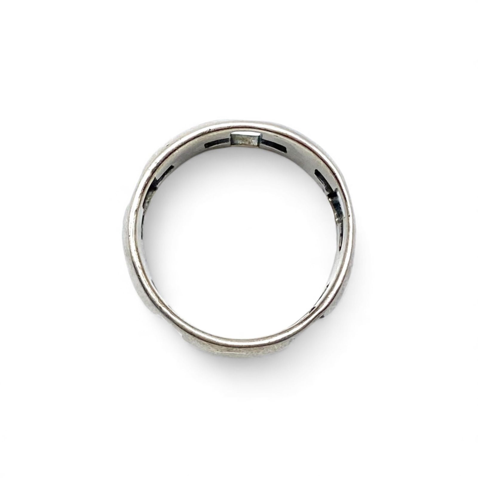 十字の意匠】クロス Silver 925 刻印 90s Vintage Design Ring 