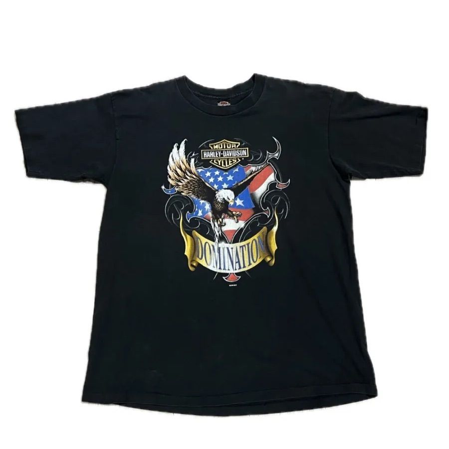 古着 90年代 HARLEY-DAVIDSON ハーレーダヴィッドソン 両面プリントTシャツ