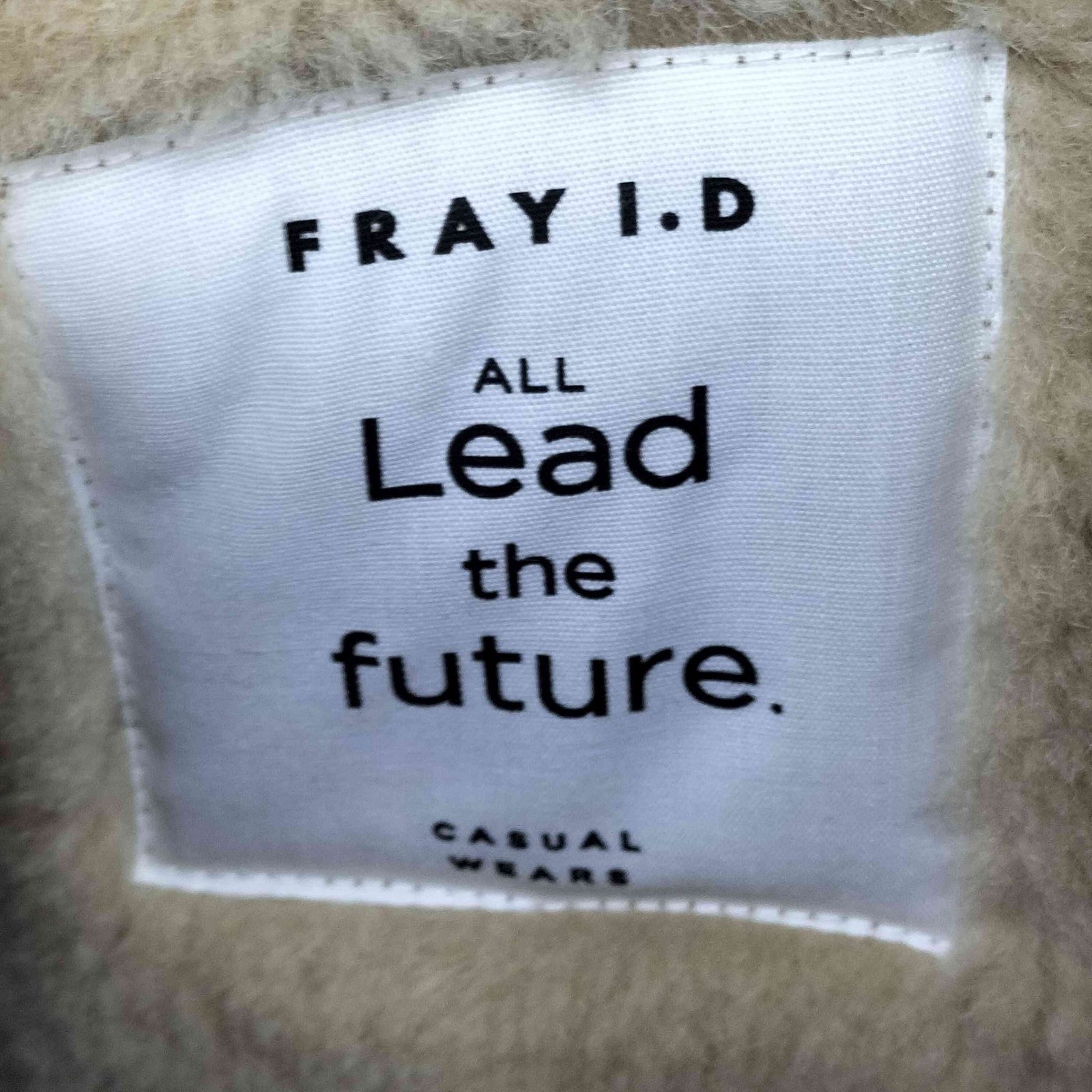 【美品】FRAY I.D フレイアイディー フェイクムートンコート フレイアイディー FRAY I.D 裏起毛 フェイクムートンコート レディース