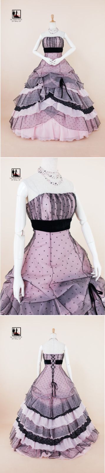 フォーマルドレス》販売 クラレナの ネックレス イヤリング付き FANCY  