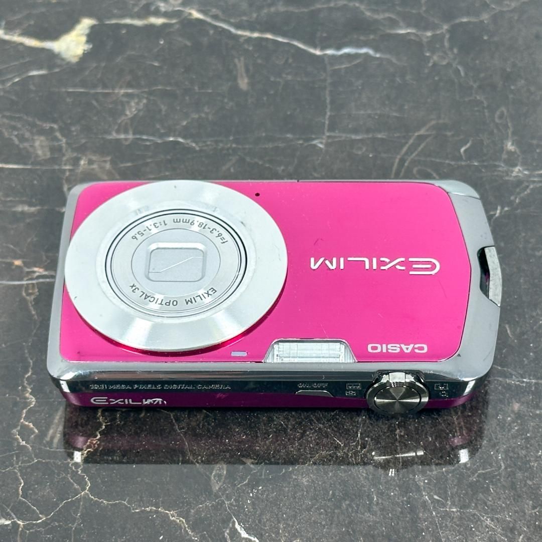 動作品 CASIO EXILIM EX-Z1 ピンク 充電器付 オールドコンデジ 【公式