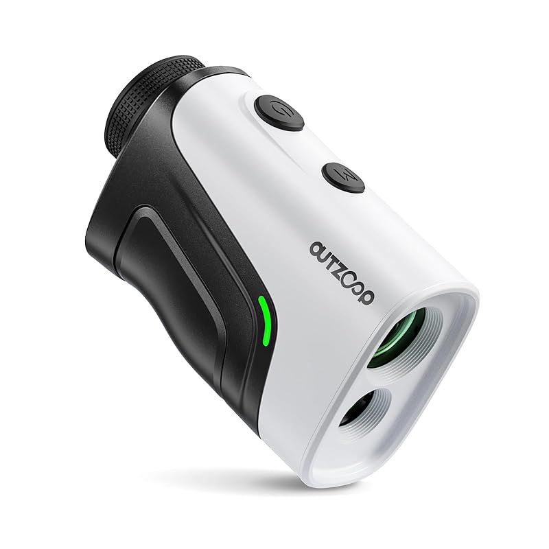 OUTZOOP ゴルフレーザー距離計 B1000PRO 赤緑表示 ゴルフ 距離計 小型 超軽量 128g 最速0.04S測定 1000m対応 距離測定器 競技対応 mini ゴルフ距離計 高透過レンズ 高低差補正 充電式 距離計ゴルフ ミニ スロープモード 初