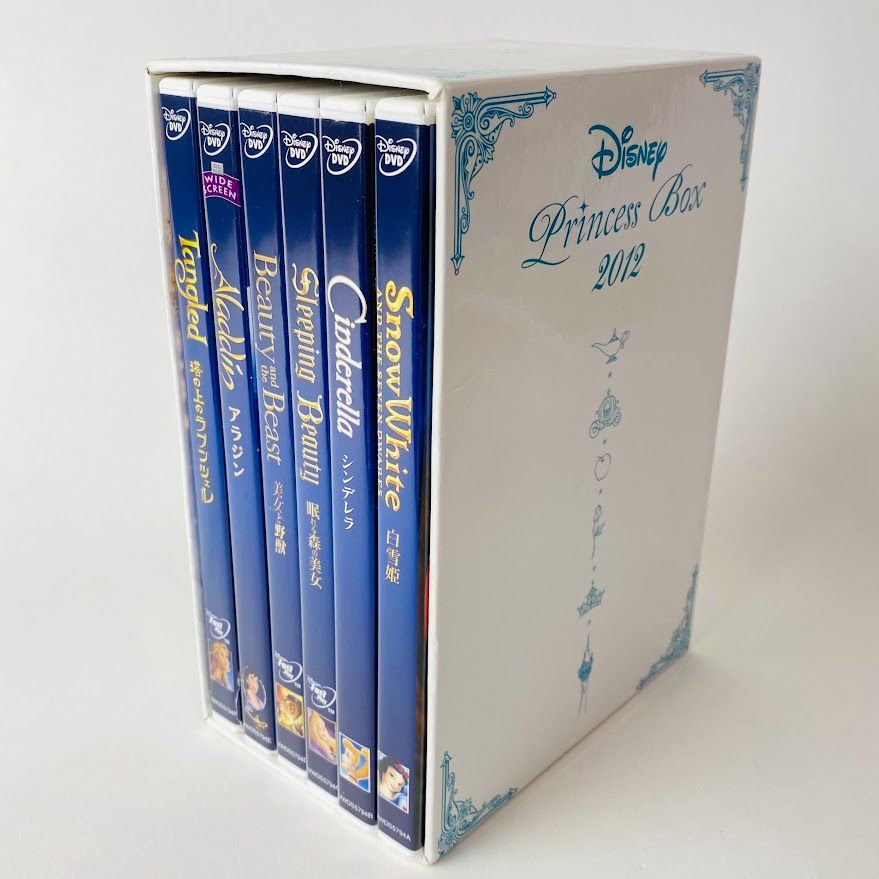 ショッピング割引品 ディズニー プリンセス BOX 2012 DVD 6枚組 アニメ 