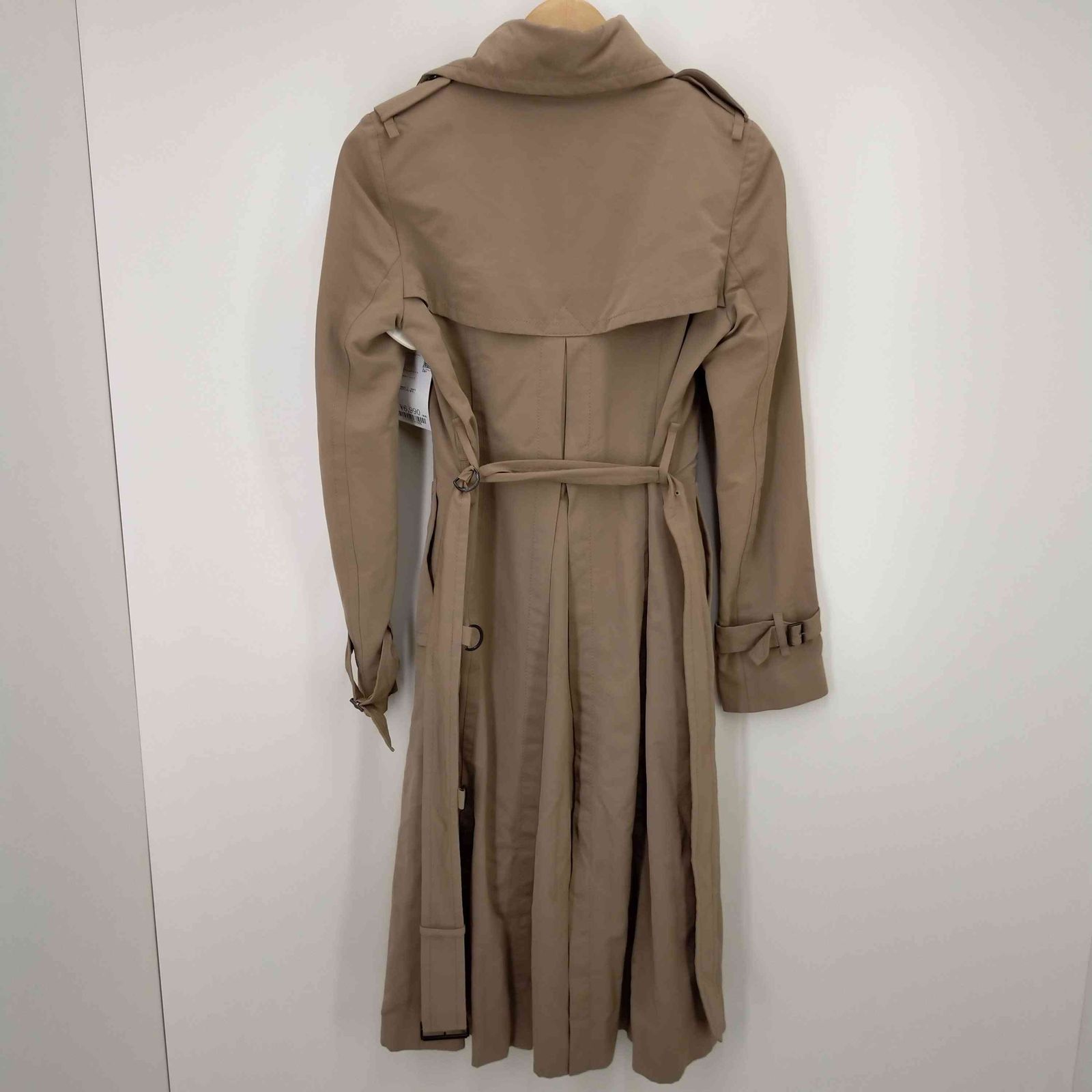 バーバリー BURBERRY 裏地チェック柄トレンチコート レディース 40