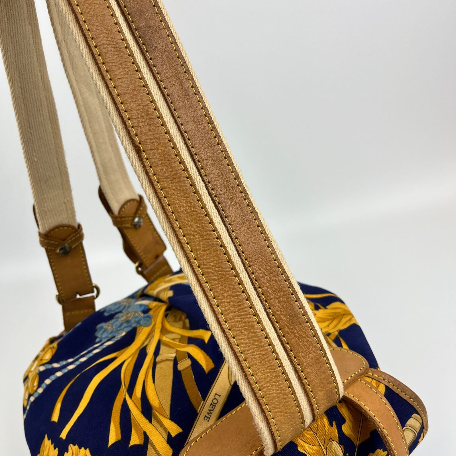 中古】LOEWE ロエベ アナグラム リュックサック バックパック