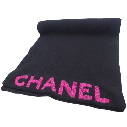 CHANEL(シャネル) ロゴ刺繍 マフラー マフラー アパレル ファッション