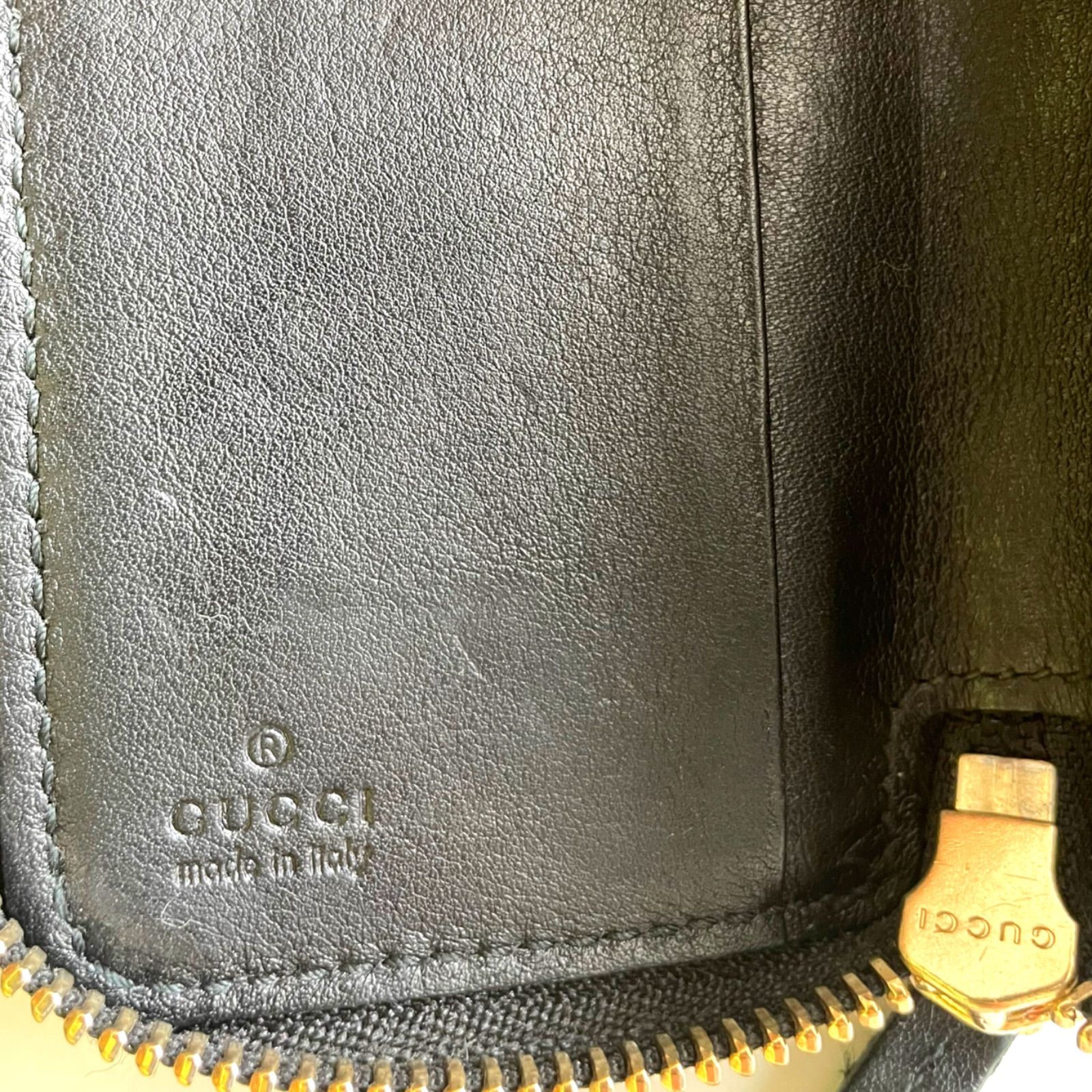 正規品 GUCCI グッチ 322214 0959マイクログッチシマ レザー 6連キー