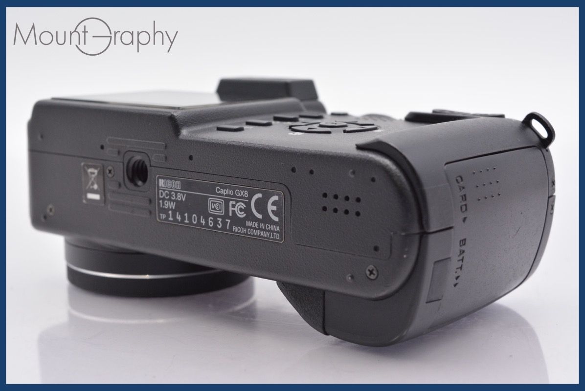 ★極上美品★ リコー RICOH Caplio GX8 3x 単三電池 取扱説明書、バッテリー付属 ★完動★同梱可 #R148 ☆極上美品☆ リコー RICOH Caplio GX8 3x 単三電池 取扱説明書