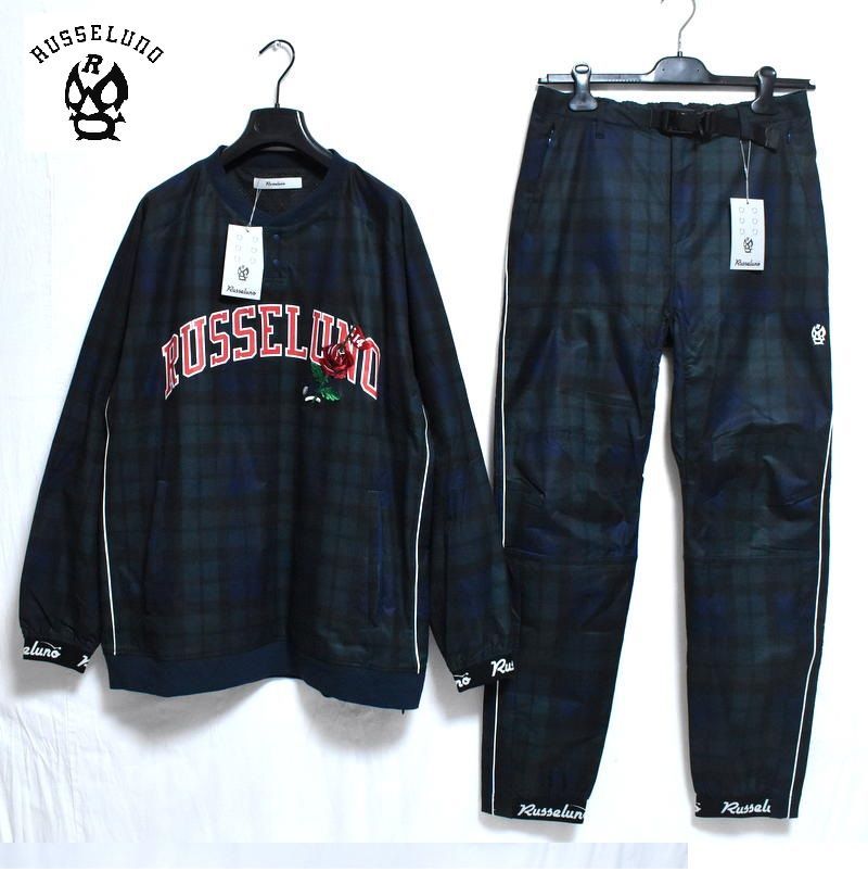 新品 ラッセルノ ゴルフ プルオーバー パンツ セットアップ 6 RS