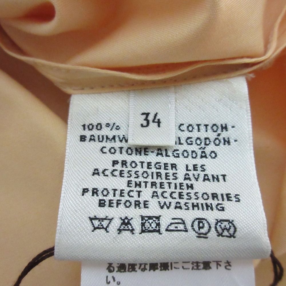 新品同様 20SS HERMES エルメス Hリフト金具 ノースリーブ ブラウス  