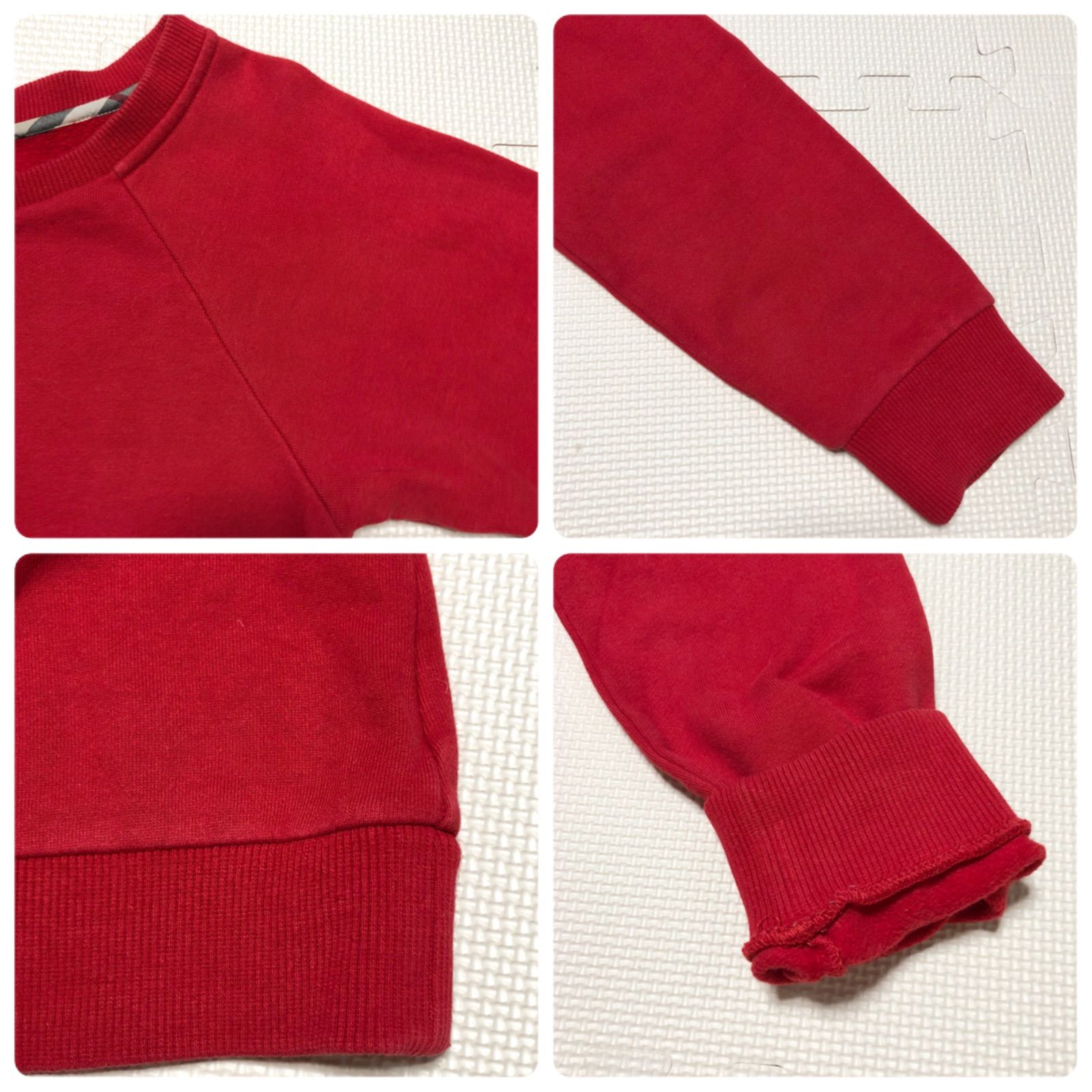 □美品□Burberry バーバリー ビジューロゴ スウェットトレーナー  