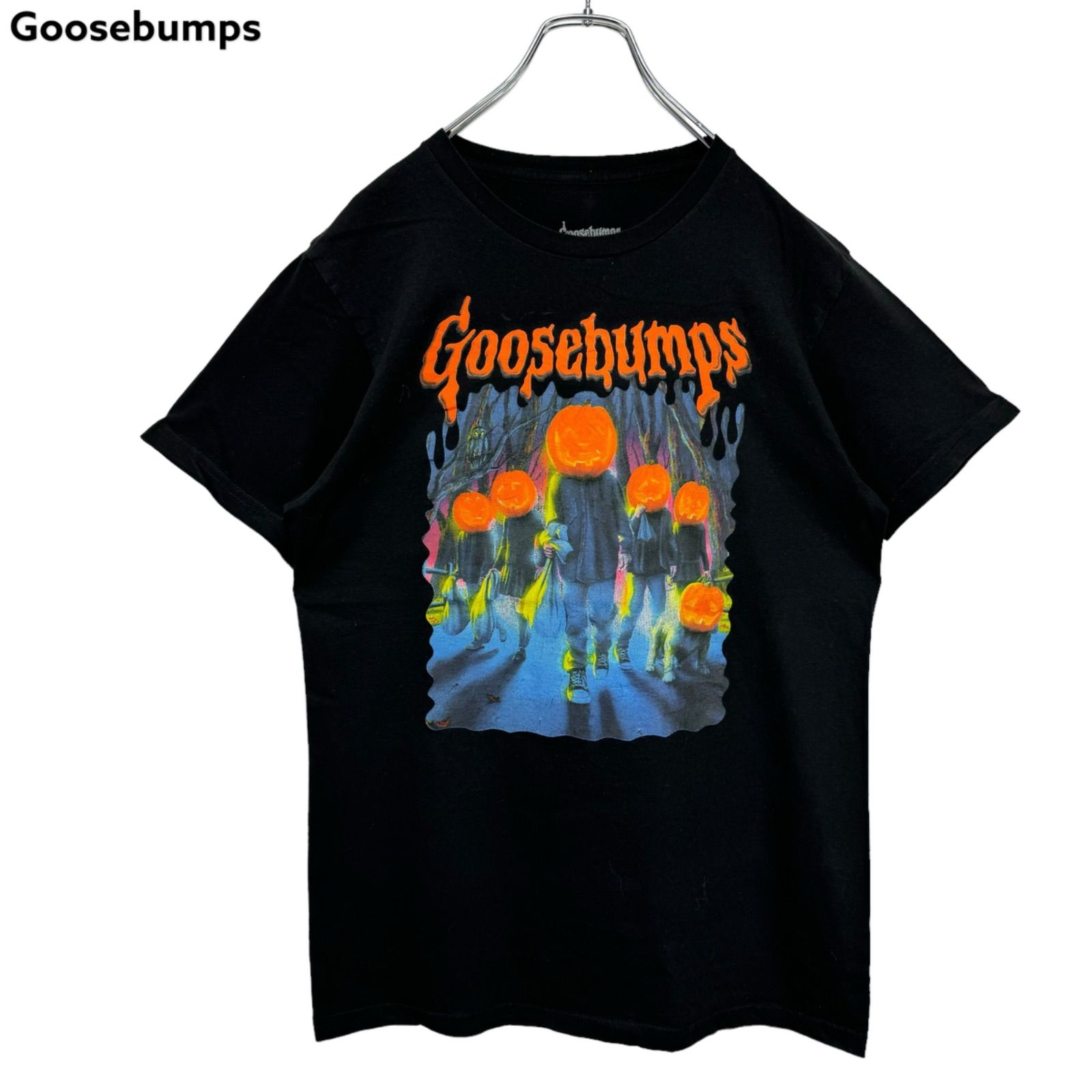 Goosebumps グースバンプス ホラー小説 映画 Tシャツ 映画T ムービーT バンT バンドT 音楽T ミュージックT 古着