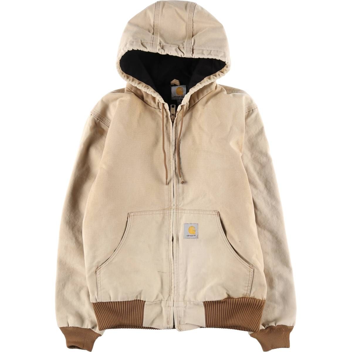 古着 カーハート Carhartt アクティブジャケット ダックフルジップパーカー メンズM相当/eaa521397