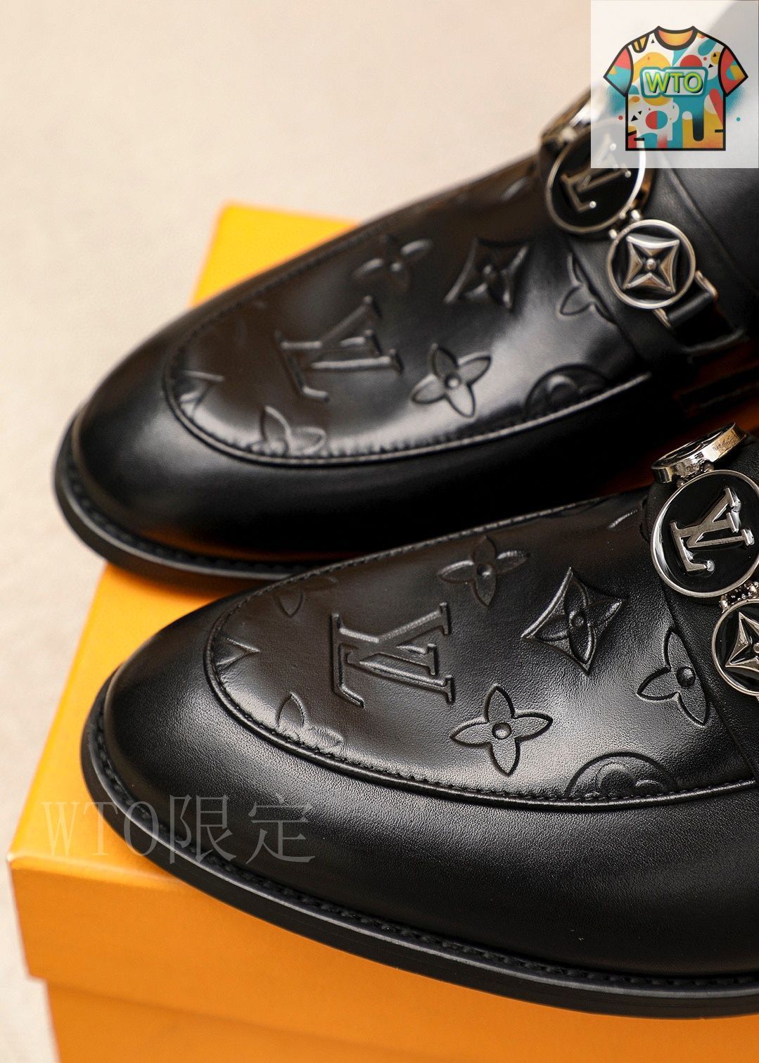 新品未使用　ルイヴィトン　バーガンディ レザーシューズ LOUIS VUITTON ルイ・ヴィトン カジュアルレザーシューズ08-1