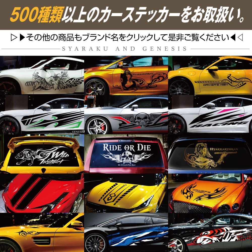 車 ステッカー ボンネット ライン かっこいい フロント 大きい