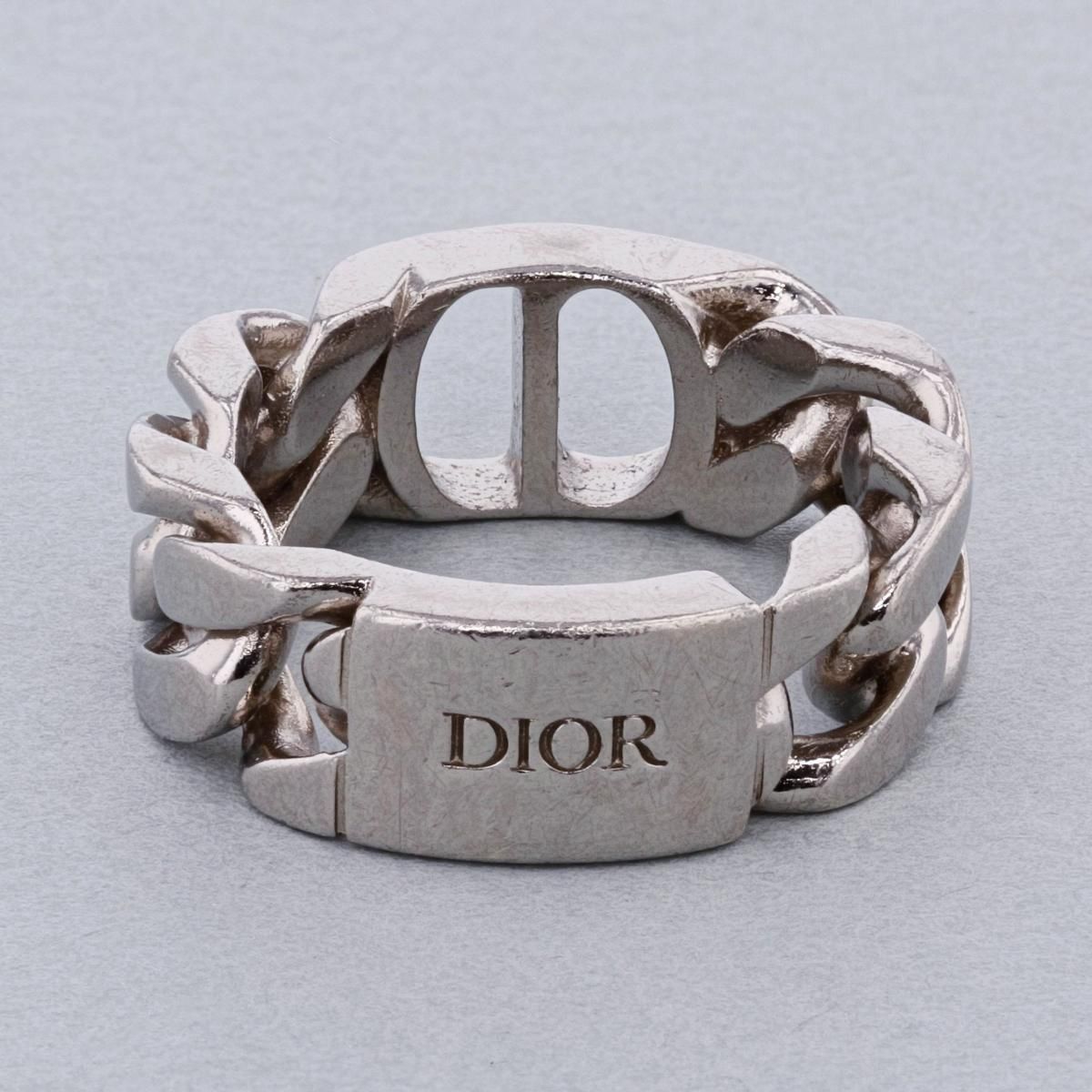 クリスチャンディオール　ロゴ　シルバーリング Dior - DIOR ディオール DIOR AND SHAWN STUSSY コラボ ロゴ