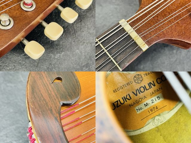 SUZUKI VIOLIN M-215 マンドリン ハードケース付 【】スズキ