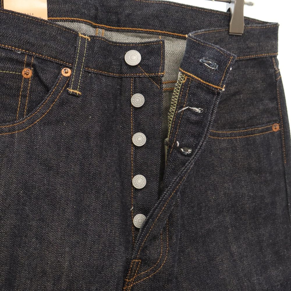 Levi's VINTAGE CLOTHING (リーバイス ビンテージ クロージング) 55501-0051 1955年復刻 501XX フラッシャー付き デッドストック リジット デニム ジーンズ パンツ インディゴ