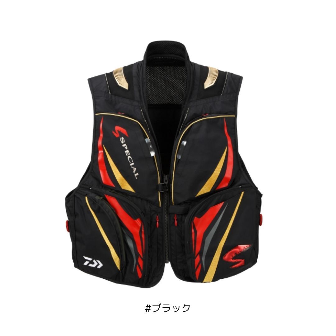 Daiwa スペシャル　ショートジャケット Mサイズ DV-1025 スペシャル バリアテック ショートベスト #ブラック #M