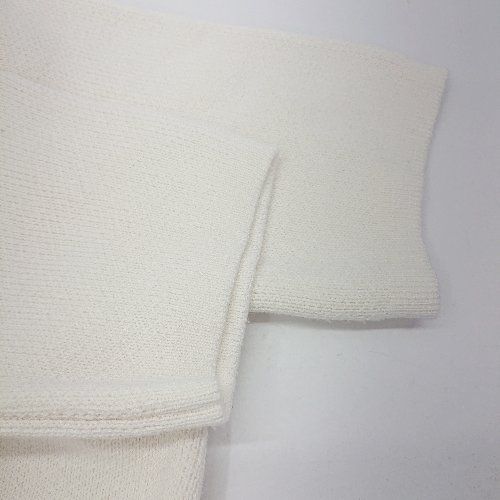【お取り寄せ】ボンマックス ドレープ半袖ニット ホワイト 13号 BCK7301-15-13 セール】金ボタンシャーリングカットソーワンピース（ワンピース
