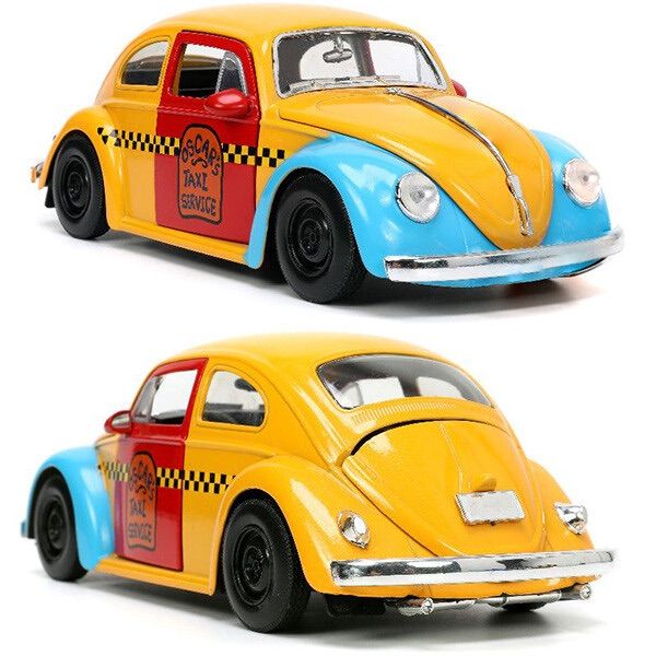 JADA オスカー・ザ・グラウチ & 1959フォルクスワーゲンビートル 1959 Sesame Street VW Beetle with Oscar Figure 1:24 Scale