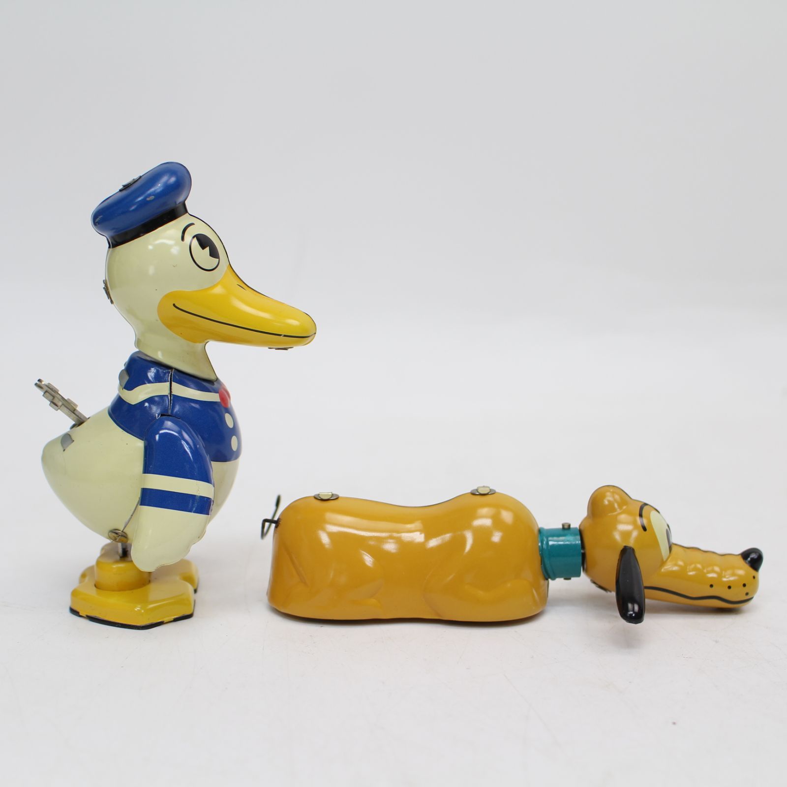 519)ディズニー ゼンマイ ブリキ人形 4体セット ヤングエポック社