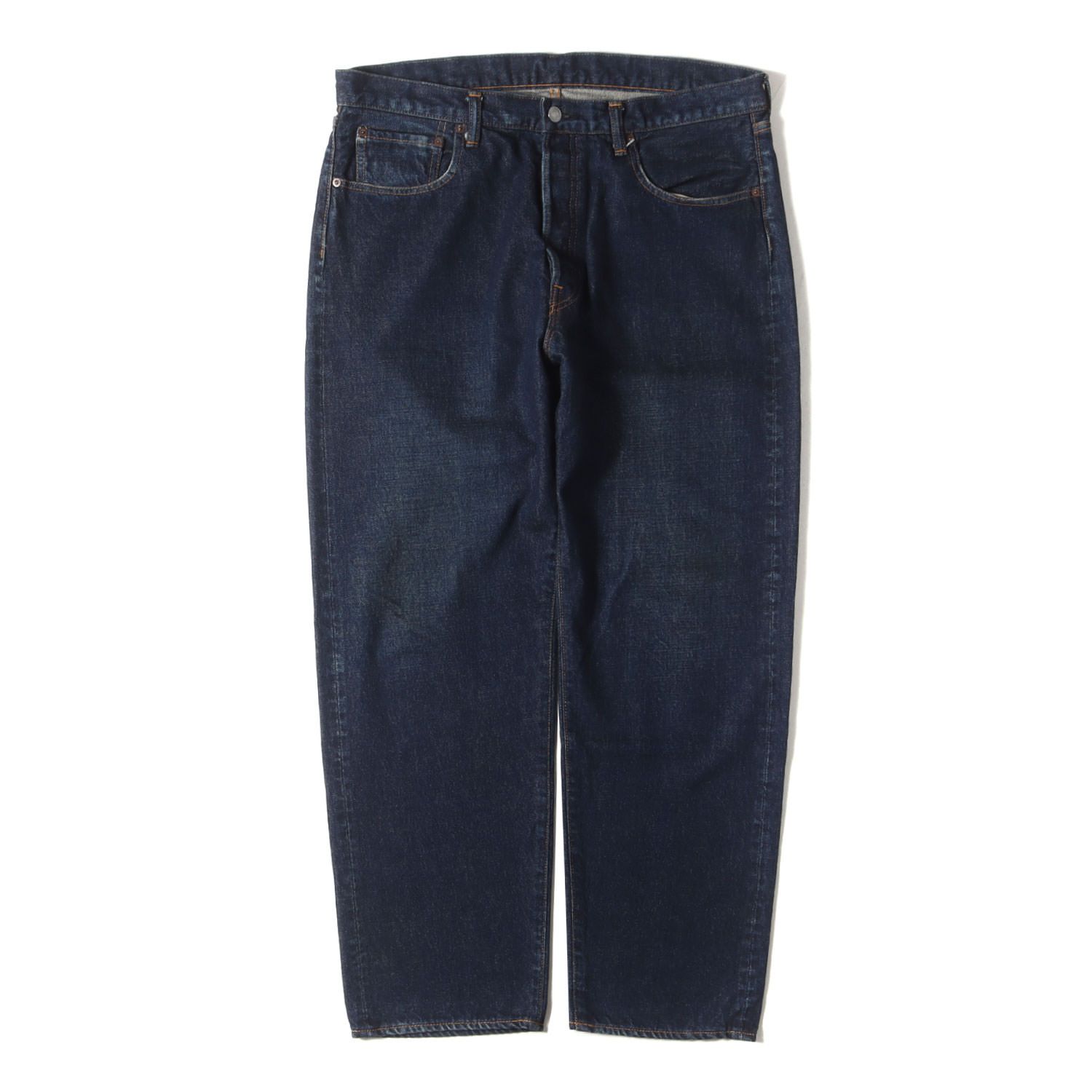 A.PRESSE アプレッセ パンツ サイズ:36 / 22AW ヴィンテージ加工 セルビッチ デニムパンツ (Washed Denim Pants E 22AAP-04-10H) / インディゴ / ボトムス ジーンズ ジーパン【メンズ】【中古】 A.PRESSE アプレッセ パンツ サイズ:36 / 22AW ヴィンテージ加工