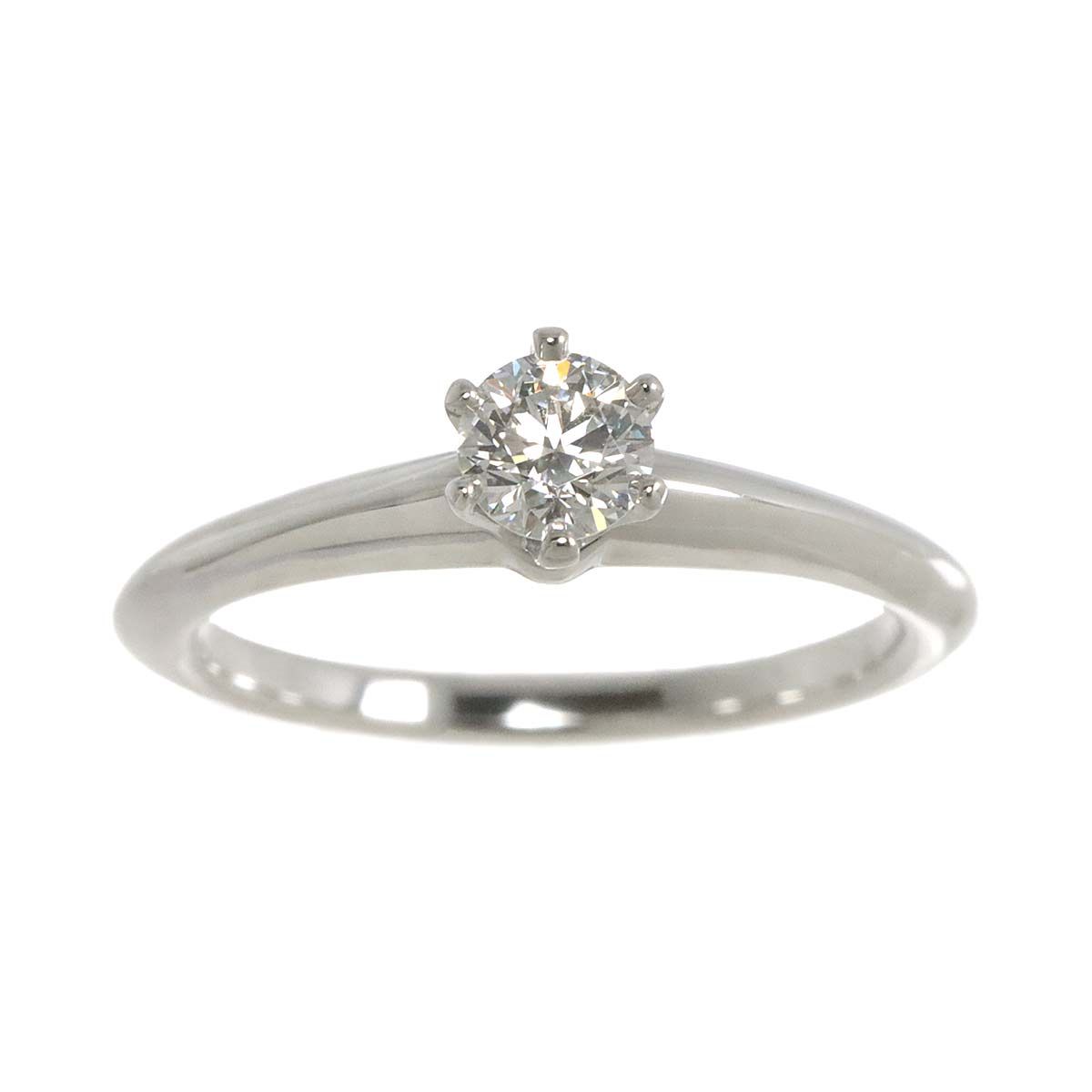 ティファニー TIFFANY&CO. ソリティア ダイヤ 0.28ct G/VVS1/3EX 8号