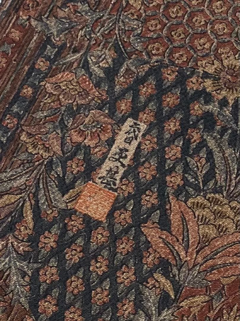 小紋 更紗 二代目更甚 浜ちりめん 正絹 反物 小紋 更紗 二代目更甚 浜ちりめん 正絹 反物 - メルカリ