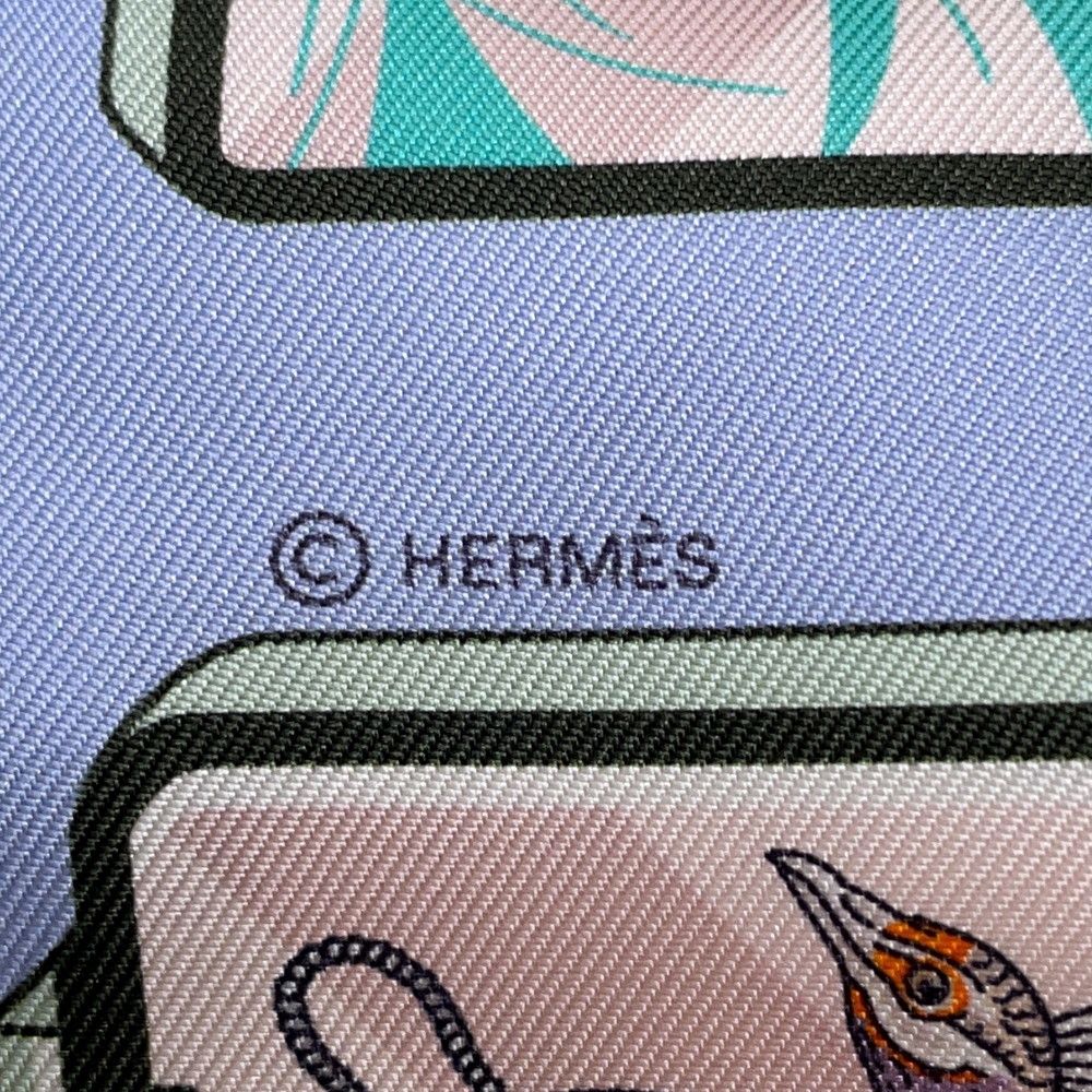 エルメス　ストーリー　ツイリー ツイリー エルメス・ストーリー ネイビー 紺[] Twilly Hermes