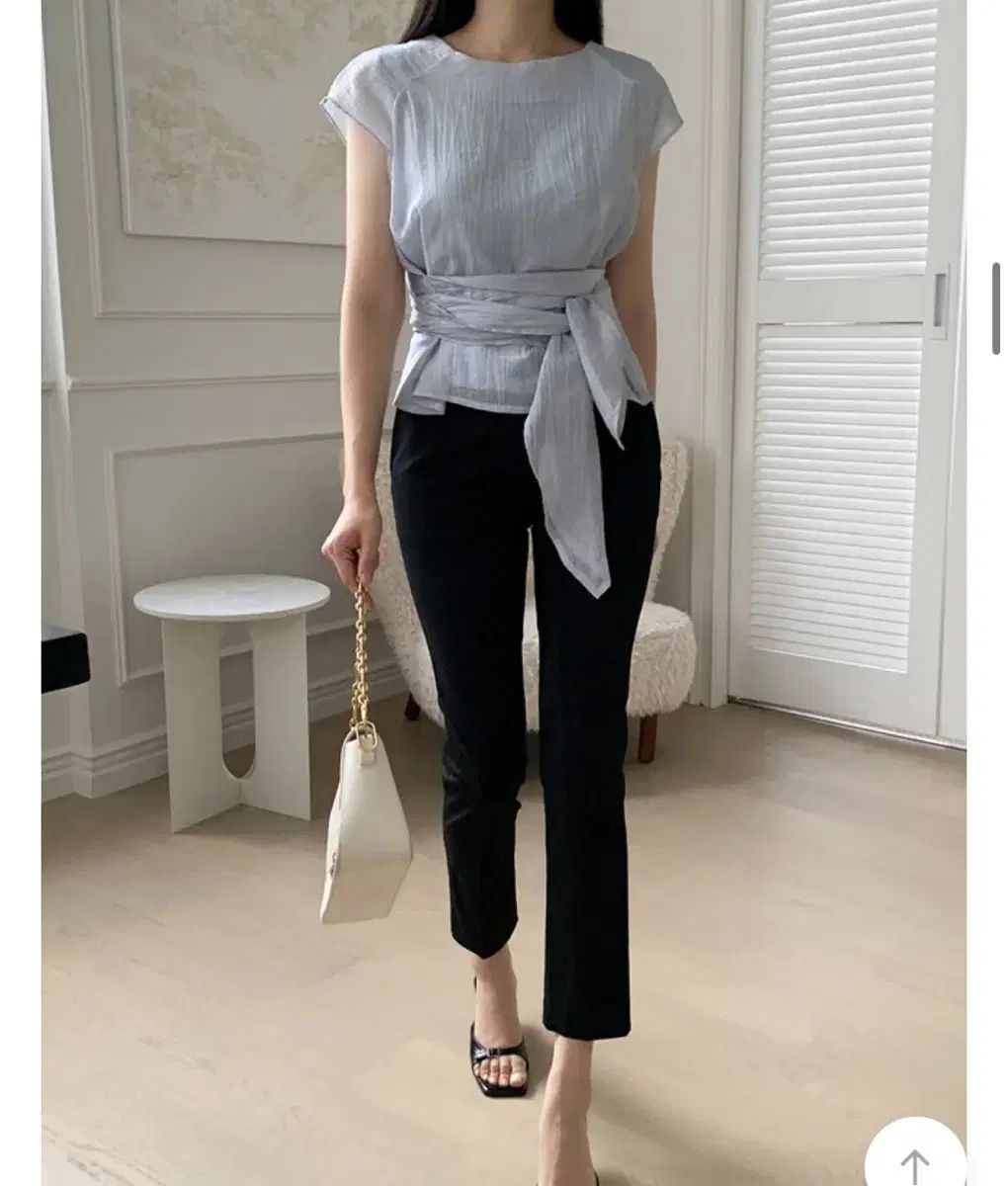 リボン ラップ ブラウス 新品