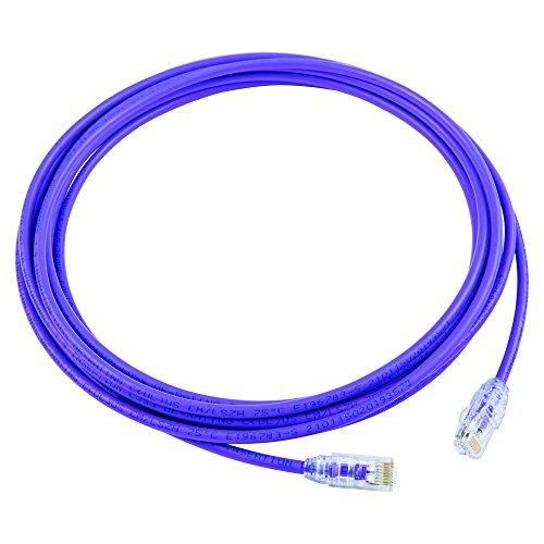 【新品・2営業日で発送】パンドウイット カテゴリ6A 超細径パッチコード(5m、紫) UTP28X5MVL(UTP28X5MVL)