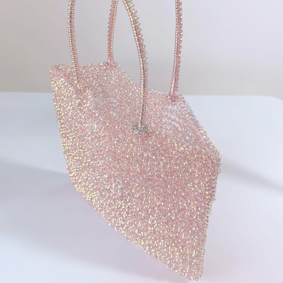 美品　アンテプリマ　フィグーラ　アクセサリー　A ステッラピンク 美品 アンテプリマANTEPRIMAスタンダード スクエアラージ