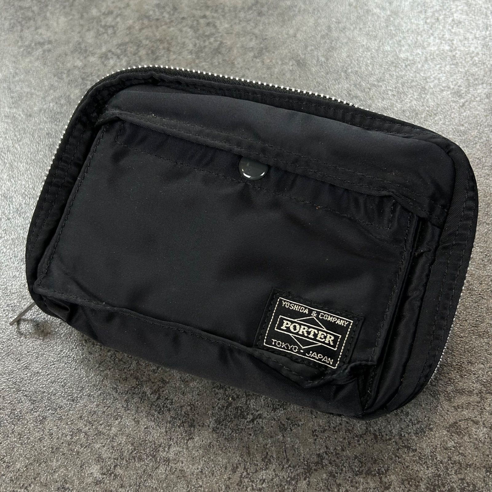 PORTER YOSHIDA Notebook ポーター 吉田カバン システム手帳カバー 多機能ポーチ ブラック