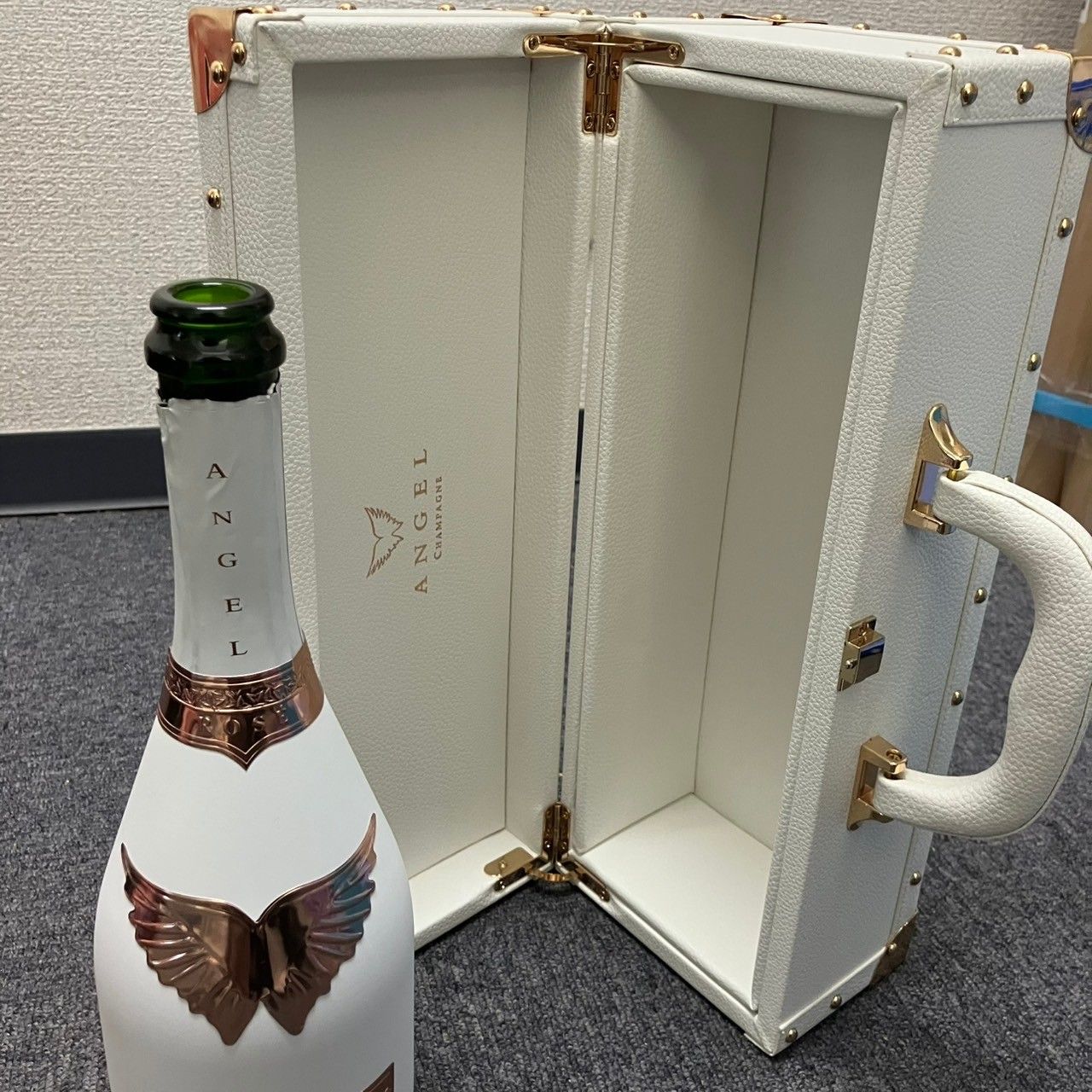 ANGEL CHAMPAGNE エンジェル シャンパン 空き瓶＆ケース まとめ売り